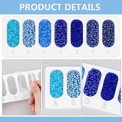 4 шт. акриловые доски для дизайна бусин&nbsp;FIND-BC0013-08B