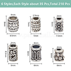 210 шт. 6 стиля бусины из сплава в тибетском стиле&nbsp;FIND-HY0003-56