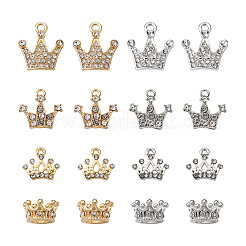 32 pièces 4 pendentifs en alliage de style strass&nbsp;PALLOY-TA0002-30