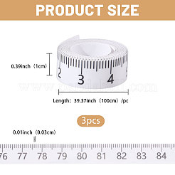 3 Stück PVC-Klebeband mit weichem Maßband&nbsp;TOOL-FH0001-83