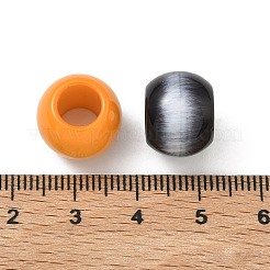 Undurchsichtige Acryl-Imitationsperlen in Katzenaugenform&nbsp;MACR-L016-04