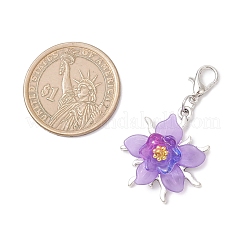 Подвесные украшения из сплава и акрила&nbsp;HJEW-JM04593