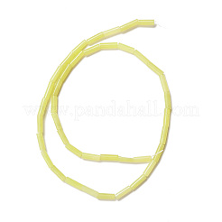 Hilo de abalorios de jade natural de limón&nbsp;G-A201-B08