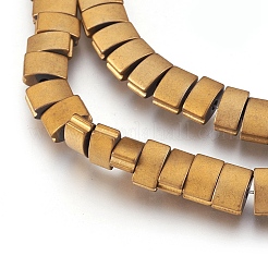 Chapelets de perles en hématite synthétique sans magnétique&nbsp;G-I208-16F-D