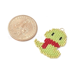 Подвески в виде змеи из стеклянного бисера ручной работы&nbsp;PALLOY-MZ00614