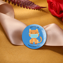 Брошь из белой жести&nbsp;JEWB-WH0012-037