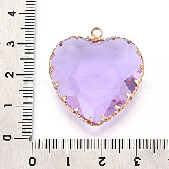 Прозрачные стеклянные подвески&nbsp;KK-N283-01H-G