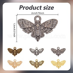 60шт 6 цвета подвеска из сплава&nbsp;FIND-GO0001-19