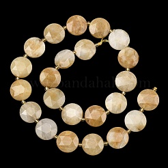 Природный Топаз нефрита бисер нитей&nbsp;G-A292-A01-01