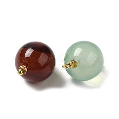Pendentifs en agate naturelle teintée&nbsp;KK-P242-09D-G