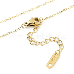 Ионное покрытие (ip) 304 нержавеющая сталь кристалл горный хрусталь бант кулон ожерелья для женщин&nbsp;NJEW-K276-27G