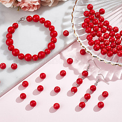 2 нити натуральных окрашенных бусин из драгоценного камня машан нефрит&nbsp;G-NB0005-31A