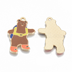 Подвески из эмали и сплава&nbsp;LS-ENAM-T011-03KC-RS