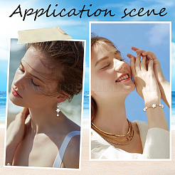 10 шт. пресноводные ракушечные звенья/соединители&nbsp;SHEL-SC0001-62