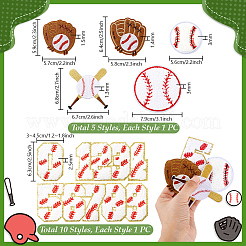 Нашивки из полиэстера на спортивную тематику приклеиваются и пришиваются&nbsp;DIY-PH0032-09