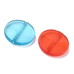 Плоские круглые прозрачные акриловые бусины&nbsp;X-MACR-R546-26