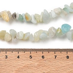 Fili di perline di amazonite di fiori naturali&nbsp;X-G-M205-12B