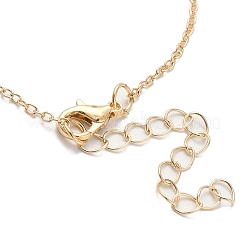 3 bracelet de cheville en alliage avec strass.&nbsp;LS-AJEW-S083-01G-05