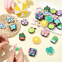 Пластиковые бусины пвх&nbsp;KY-CJ0002-11