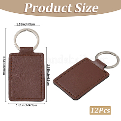 Брелок-подвеска из искусственной кожи&nbsp;KEYC-CL0001-11B