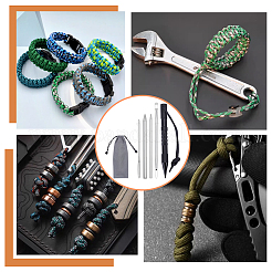 Наборы инструментов для плетеных браслетов из алюминиевого сплава&nbsp;TOOL-WH0125-116