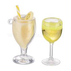 16шт 4 стиля имитация бокала для сока разливное пиво подвески&nbsp;CRES-ZZ0001-01