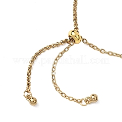 Изготовление браслета-цепочки Rolo из нержавеющей стали 304&nbsp;AJEW-JB01459-01