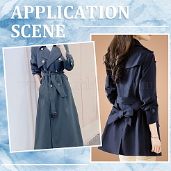 Завязать узел на пояс из полиэстера с пластиковой пряжкой&nbsp;AJEW-WH20002-10D