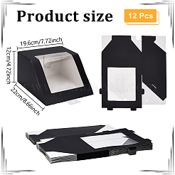 Schmuckschatullen aus Papppapier&nbsp;CON-WH0100-53B