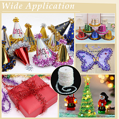 50м блестящая мишурная подвесная гирлянда&nbsp;SRIB-WR0001-14B