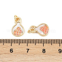 Латунь эмаль подвески&nbsp;KK-H078-15G