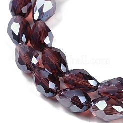 Trasparenti perle di vetro placca fili&nbsp;EGLA-N013-T6mm-B05