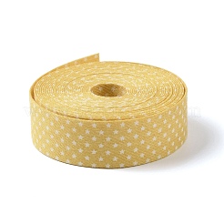 Лента из хлопка и льна длиной 5 м со звездным принтом&nbsp;LS-OCOR-K008-01B-01