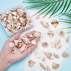 80 шт. 8 стиля непрозрачных акриловых подвесок и соединительных звеньев&nbsp;OACR-PH0004-46