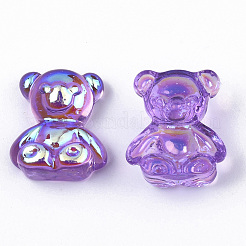 Galvanoplastie cabochons en résine transparente&nbsp;X-RESI-N022-101