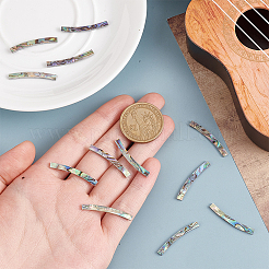 Coquille d'ormeau trou sonore de guitare anneau bouche roue&nbsp;DIY-WH0048-19