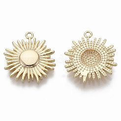 Подвески из латуни солнечное затмение&nbsp;X-KK-R130-009G-NF