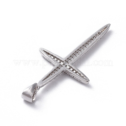 Латунные микро проложить кубического циркония подвески&nbsp;ZIRC-G159-02P-05