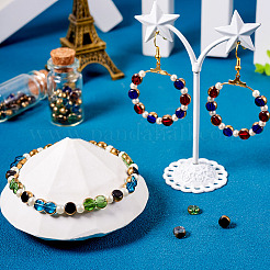 80шт 8 цвета гальванические стеклянные бусины&nbsp;GLAA-TA0002-64