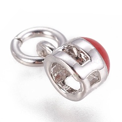 Латунь эмаль подвески&nbsp;KK-L188-04