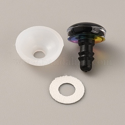 Yeux de poupée en plastique&nbsp;DIY-WH0399-03B