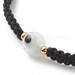 2 set di braccialetti con perline intrecciate a lume rotonde a 2 colori&nbsp;BJEW-JB08611-01
