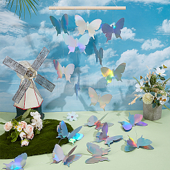 Бумажные бабочки подвесные баннеры&nbsp;FEPA-WH0012-001