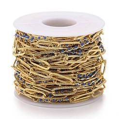 Chaînes de perles émaillées faites à la main plaquées or&nbsp;CHC-H101-01G-L