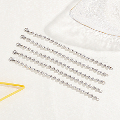 Браслеты из шариковой цепи из нержавеющей стали 304&nbsp;BJEW-UN0001-10P