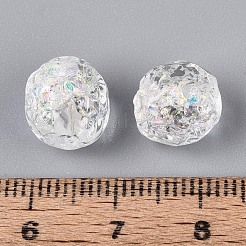 Ручной стеклянные фольга бисер пряди&nbsp;FOIL-N033-03E