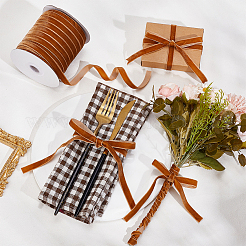 Бархатная лента с одной лицевой стороной длиной 50 ярд.&nbsp;OCOR-WH0086-41B