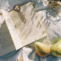 Наборы для самостоятельного изготовления овальных и плоских круглых закладок с животными&nbsp;DIY-SC0032-10