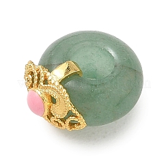 Natürliche grüne Aventurin European Beads&nbsp;GG-D002-02B-01G
