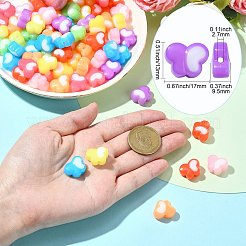 5 пакетик непрозрачных акриловых бусин&nbsp;OACR-CJ0001-73